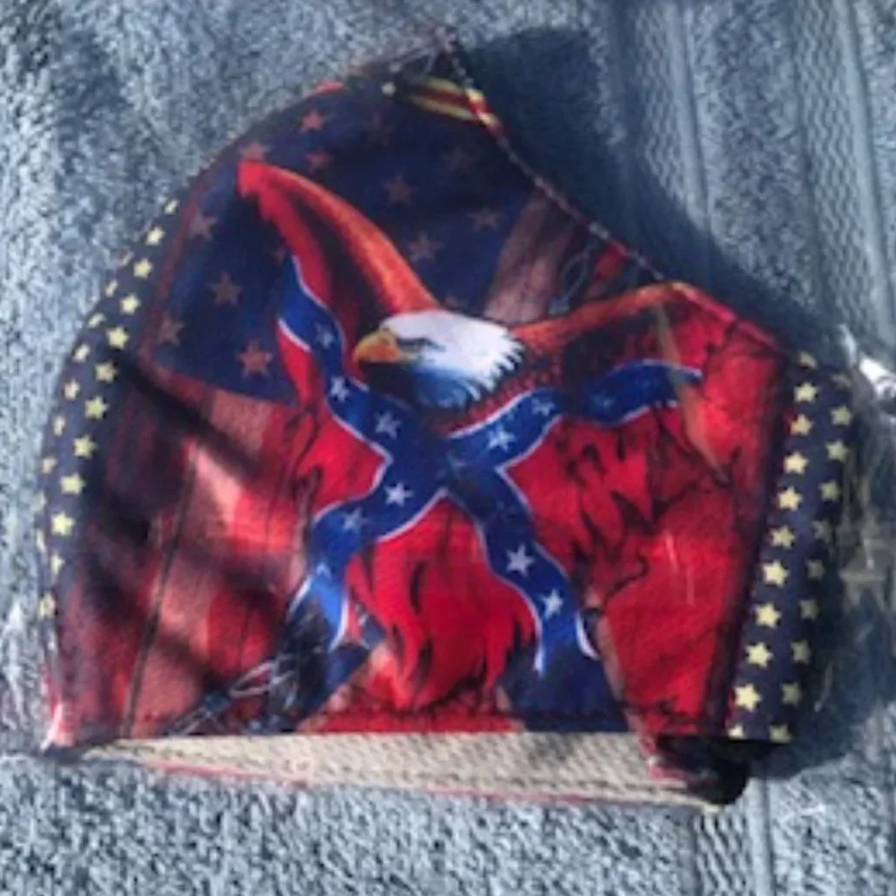 Face Mask . Confederate Eagle